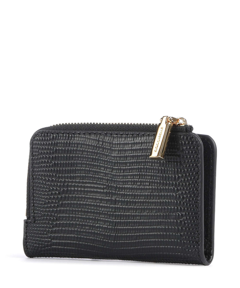 Coccinelle Metallic Lizard Wallet noir