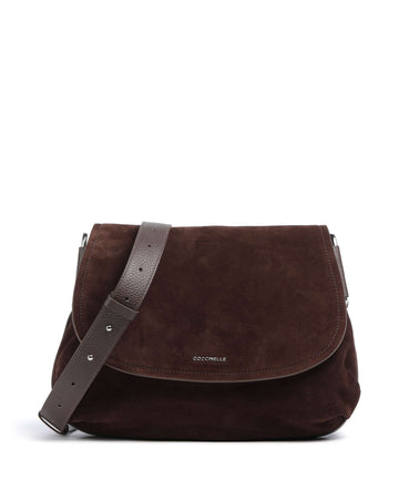 Coccinelle Rebekka Suede Olkalaukku brunette