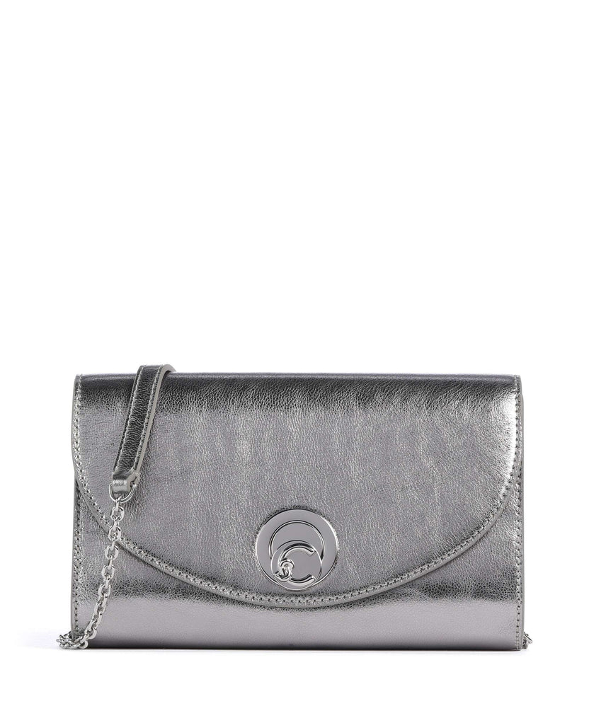 Coccinelle Nikla Smooth Crossbody bag steel