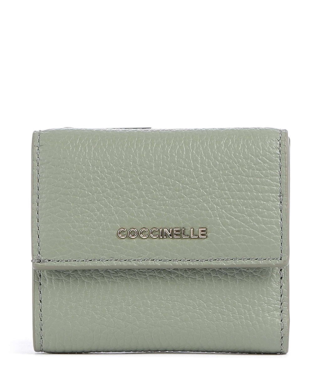 Coccinelle Metallic Soft RFID Wallet greenery