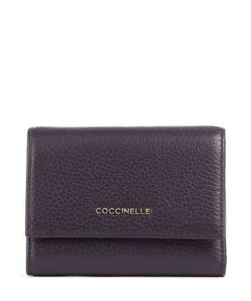 Coccinelle Metallic Soft RFID Lompakko prune