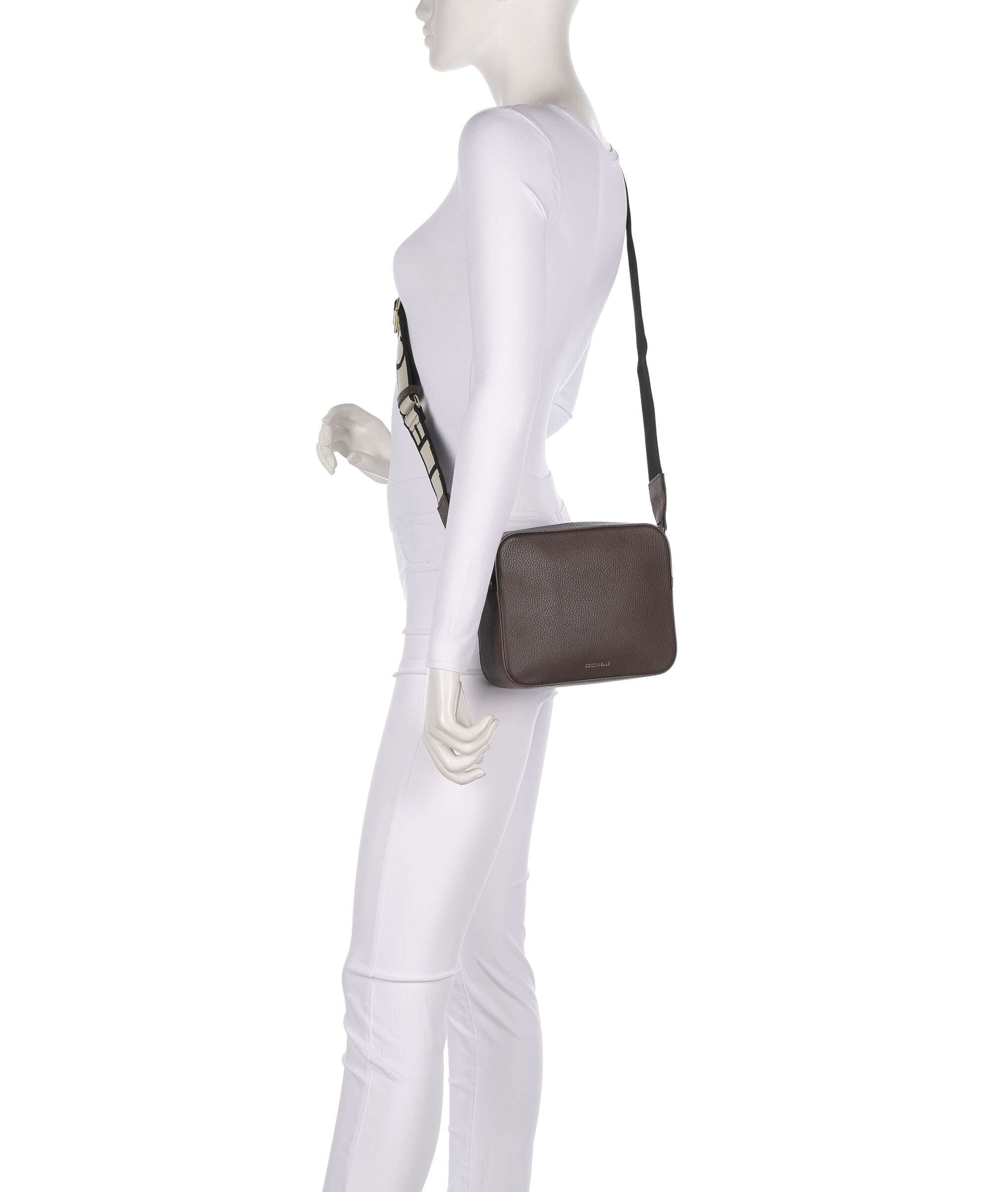 Coccinelle Tebe Crossbody bag brunette