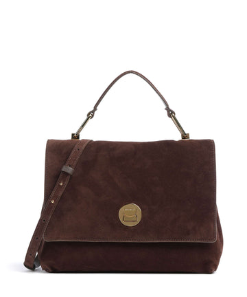 Coccinelle Liya Suede Käsilaukku brunette