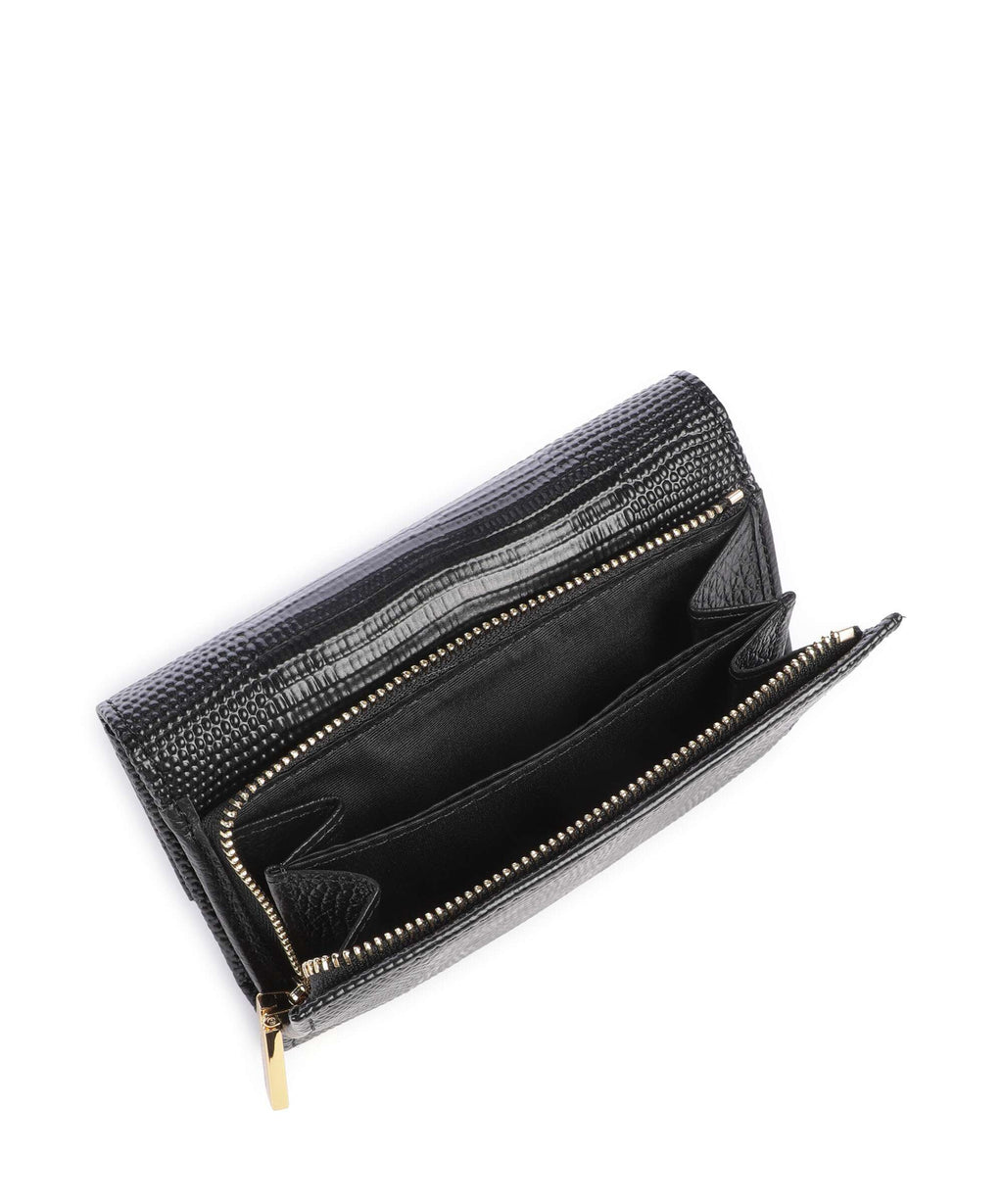 Coccinelle Metallic Lizard RFID Wallet noir
