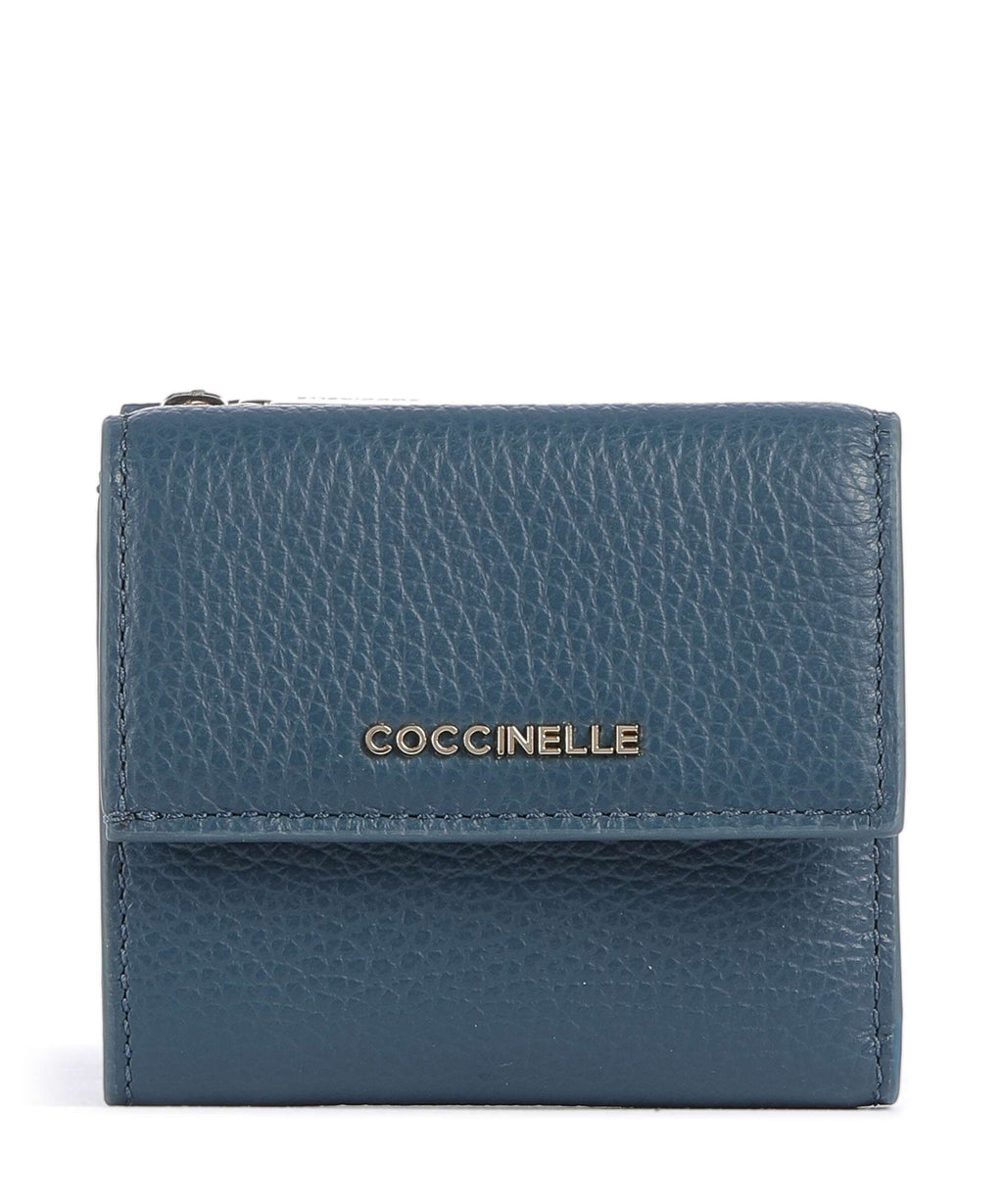 Coccinelle Metallic Soft Wallet deep blue