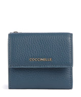 Coccinelle Metallic Soft RFID Lompakko deep blue