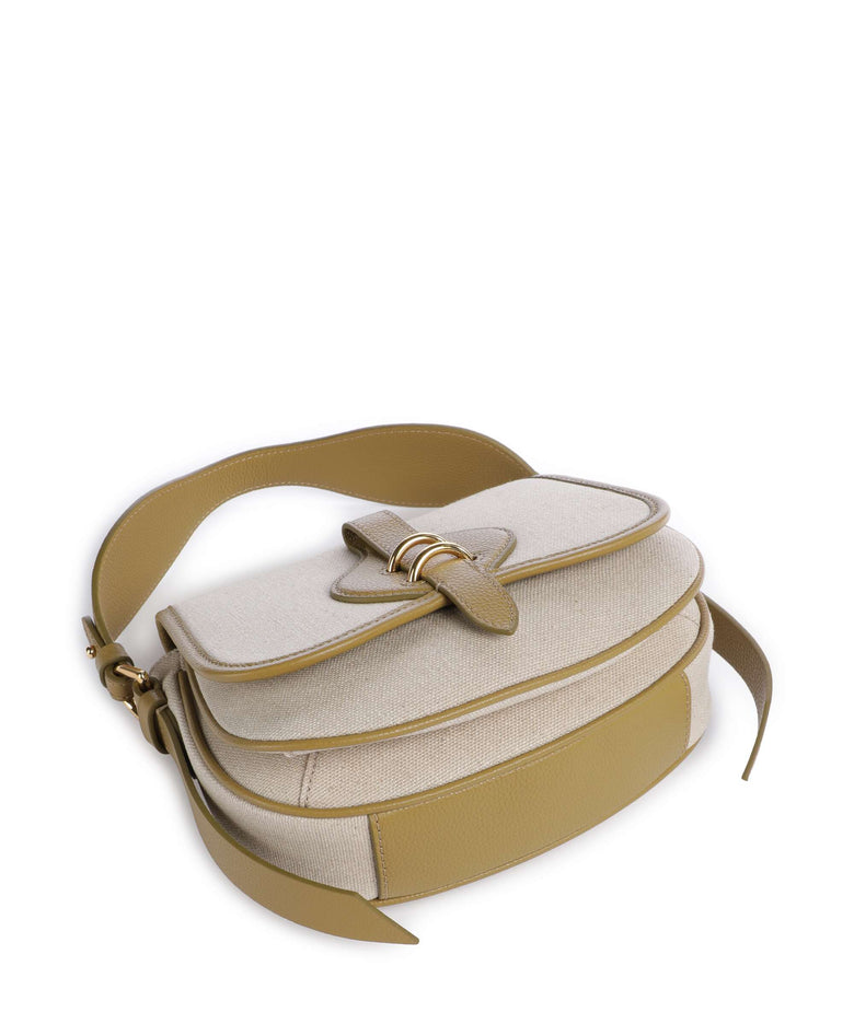 Coccinelle Mavery Canvas Handbag natural/seagrass