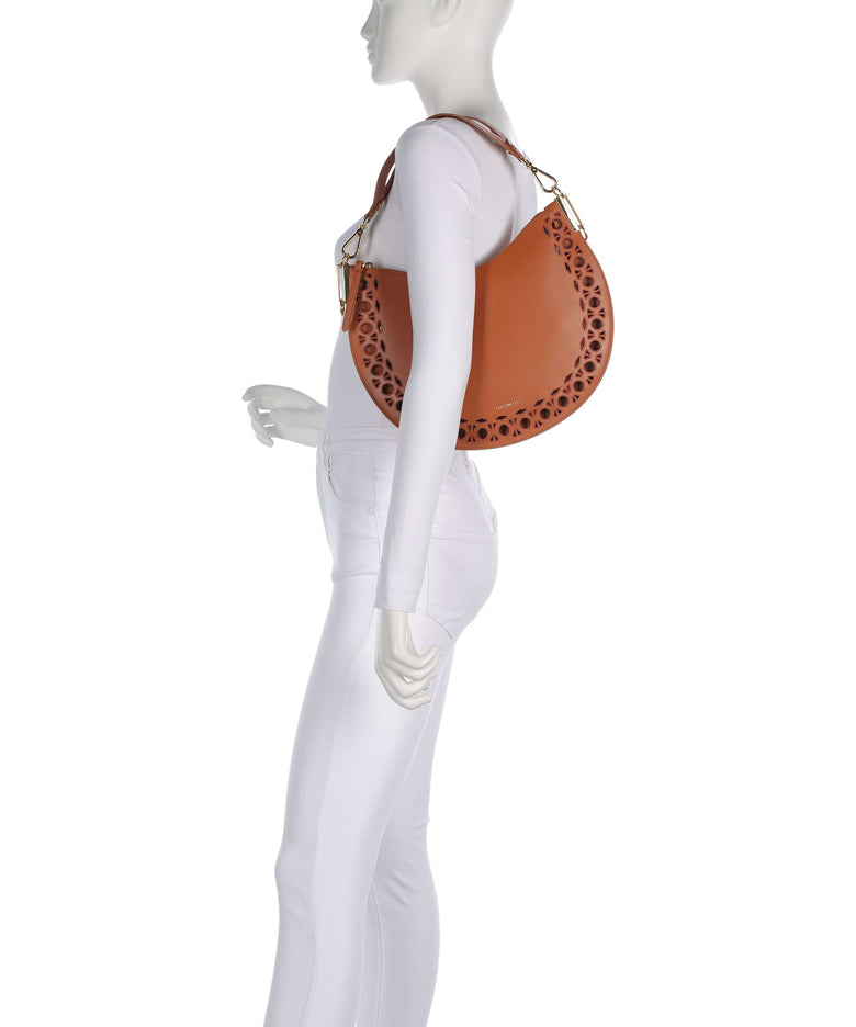 Coccinelle Sunup Monogram Sangallo Hobo bag crab