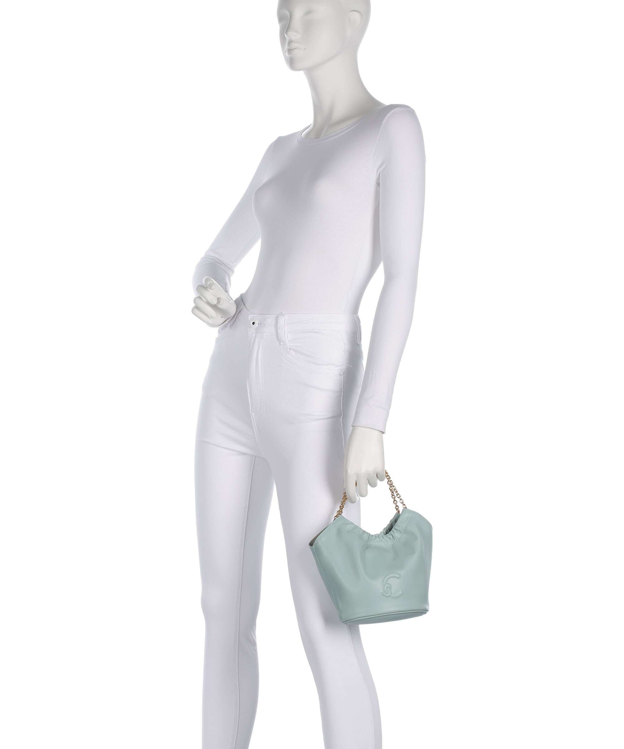 Coccinelle Smash Bucket bag aquamarine