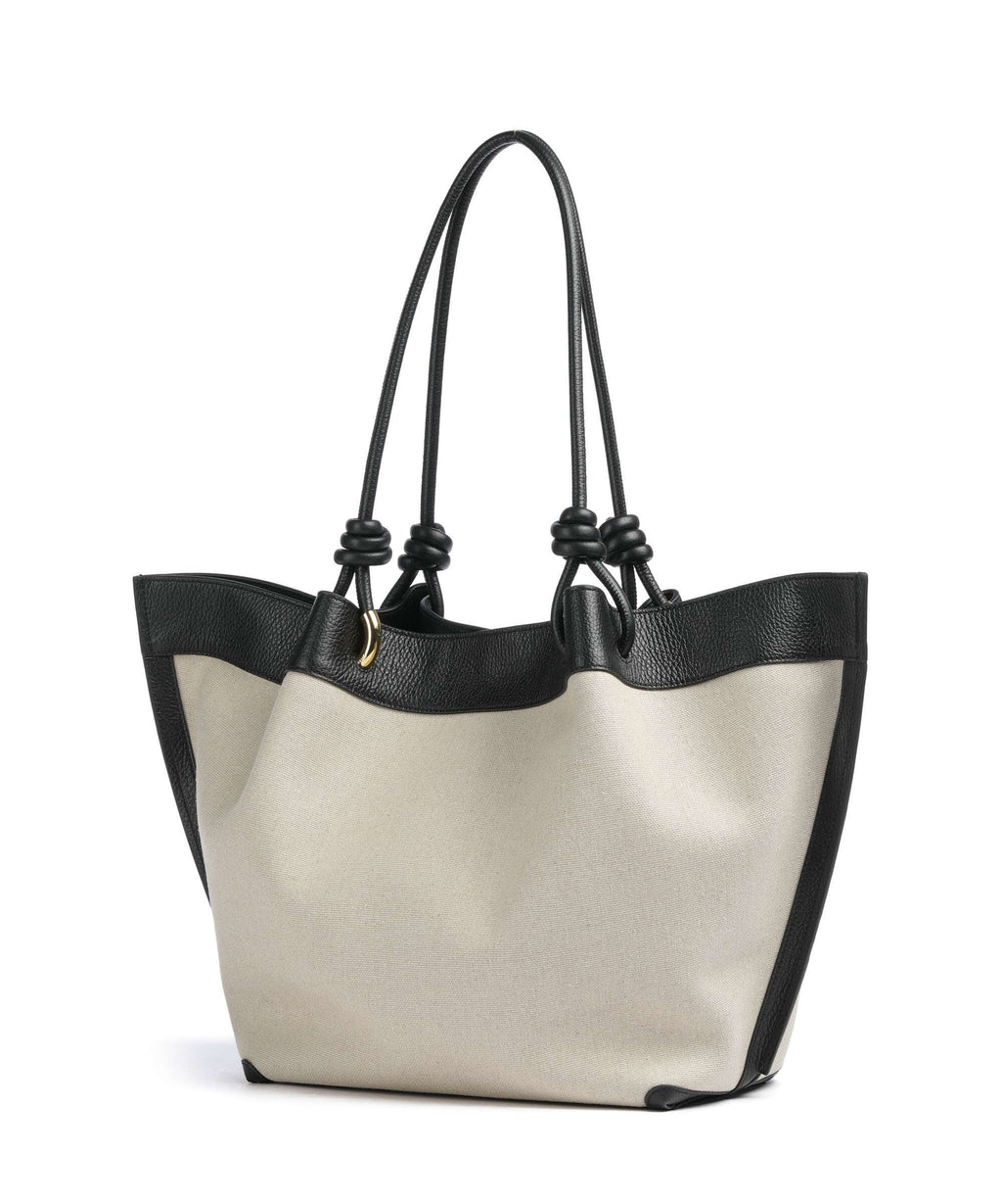 Coccinelle Finn Canvas Tote bag natural/noir