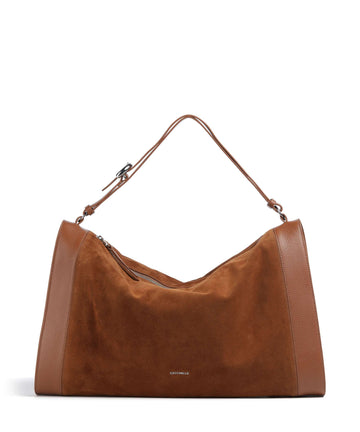 Coccinelle Elinor Suede Pussilaukku cognac