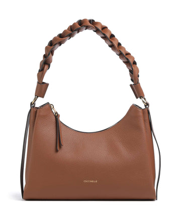 Coccinelle Boheme Grana Double Olkalaukku cognac/noir