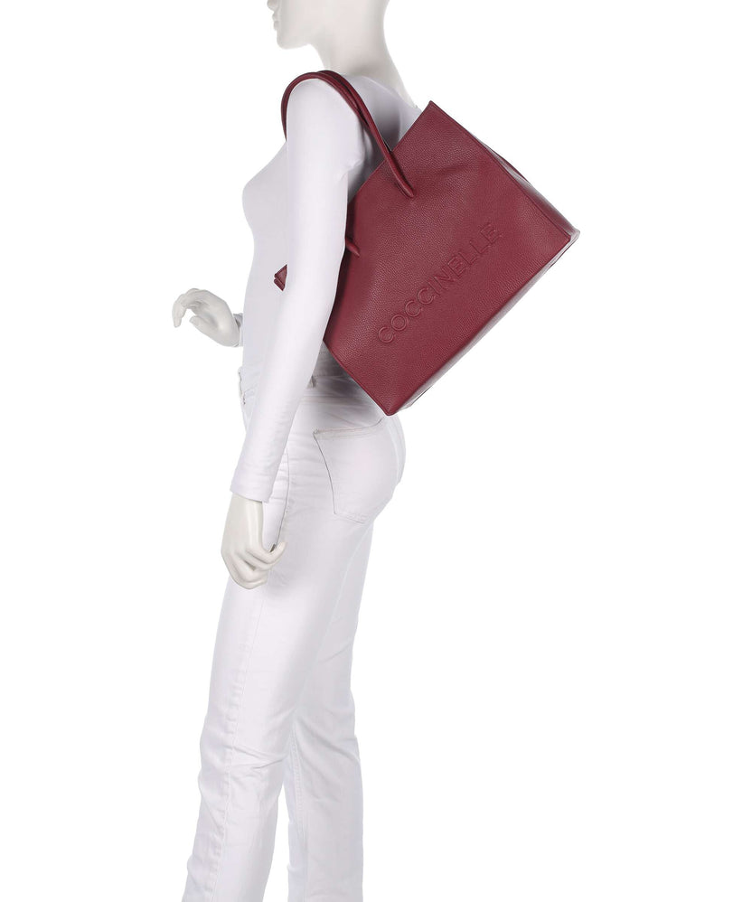 Coccinelle Myrtha Maxi Logo Tote bag ribes