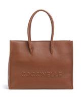 Coccinelle Myrtha Maxi Logo Ostoskassi cognac