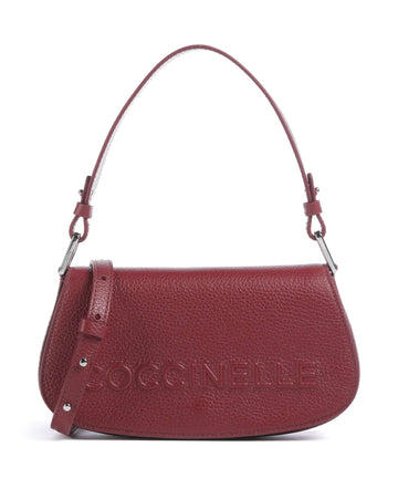 Coccinelle Myrtha Maxi Logo Olkalaukku ribes
