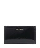 Coccinelle Metallic Shiny Wrinkled Lompakko noir