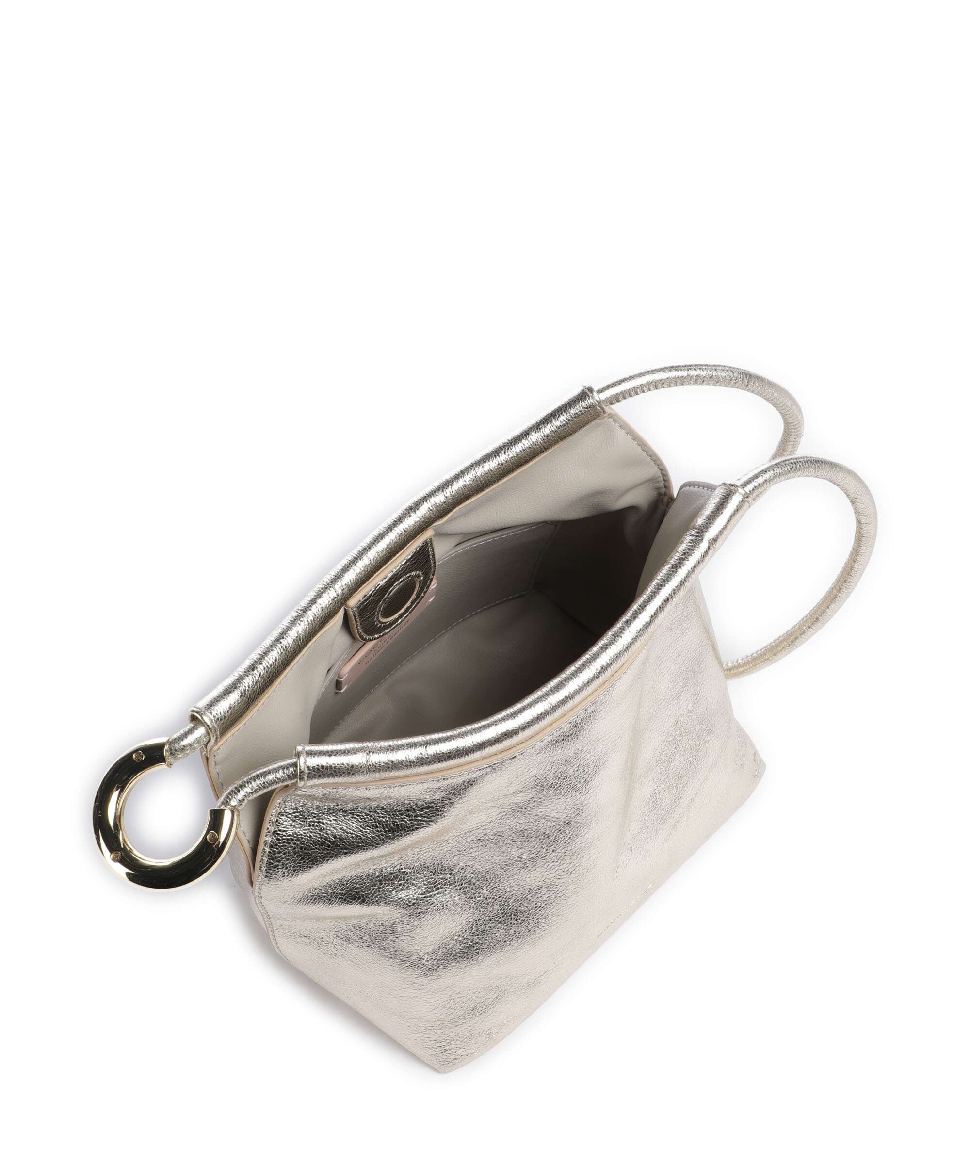 Coccinelle Finn Handbag pale gold