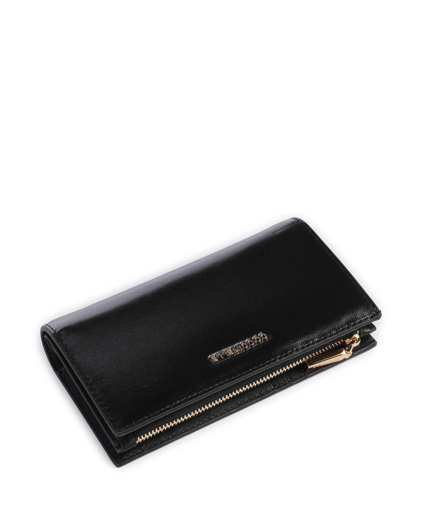 Coccinelle Metallic Shiny Smooth RFID Wallet noir