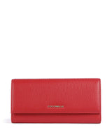Coccinelle Metallic Soft RFID Wallet scarlet