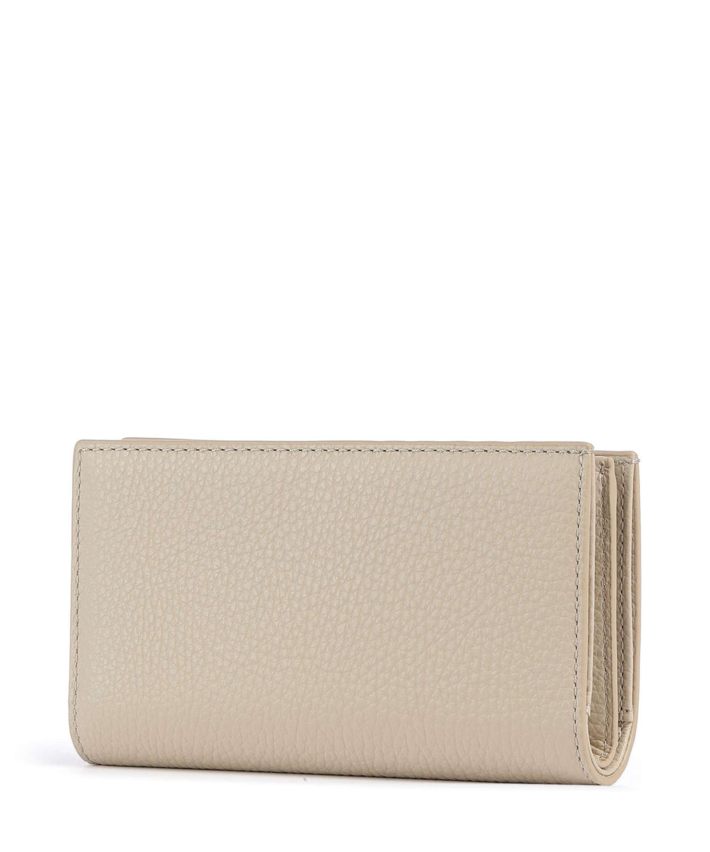 Coccinelle Metallic Soft Wallet sandshell