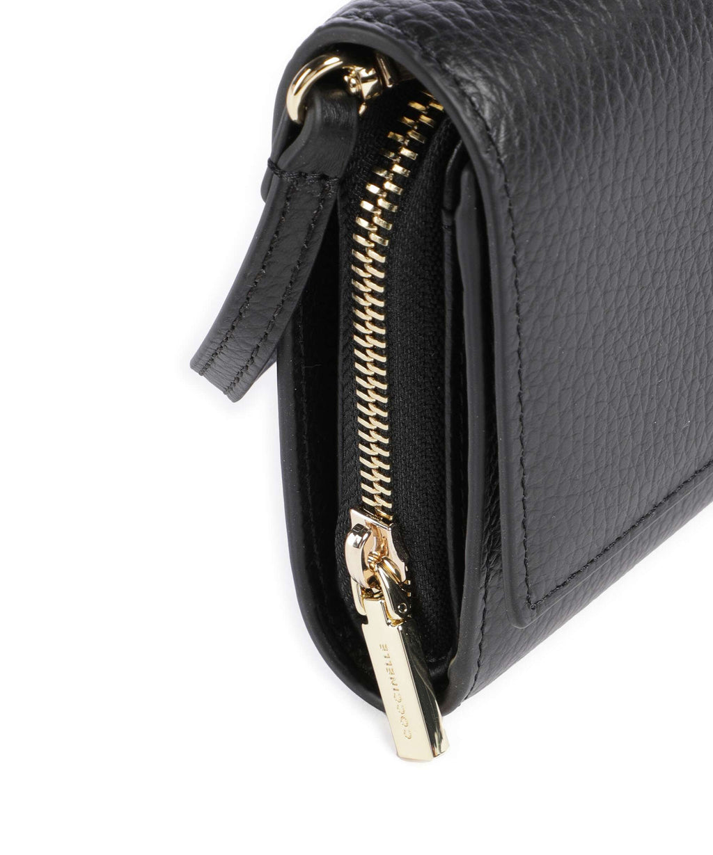 Coccinelle Metallic Soft Wallet noir