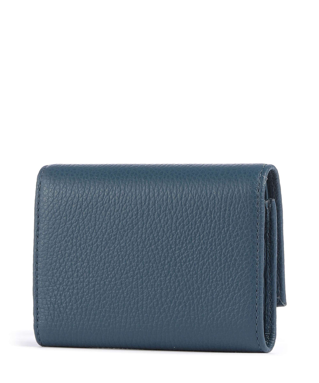 Coccinelle Metallic Soft RFID Wallet deep blue