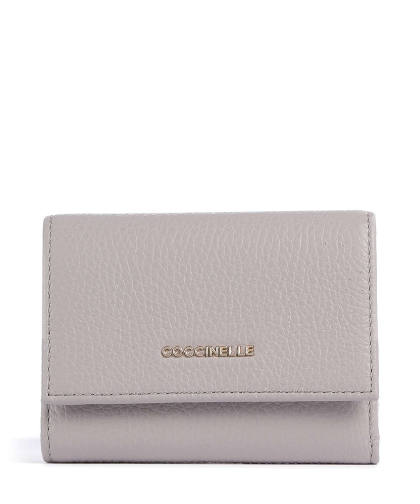 Coccinelle Metallic Soft RFID Wallet oyster