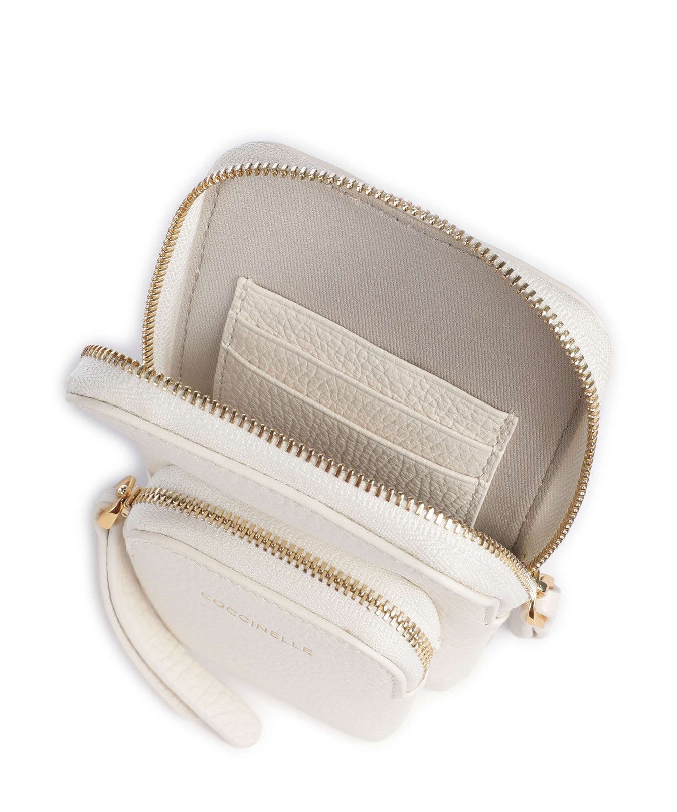 Coccinelle Pixie Phone bag pearl