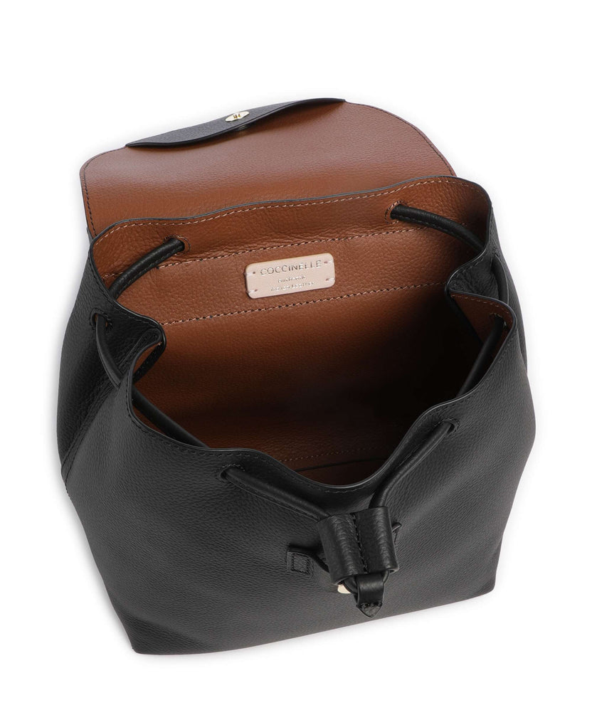 Coccinelle Nikla Backpack noir/cognac