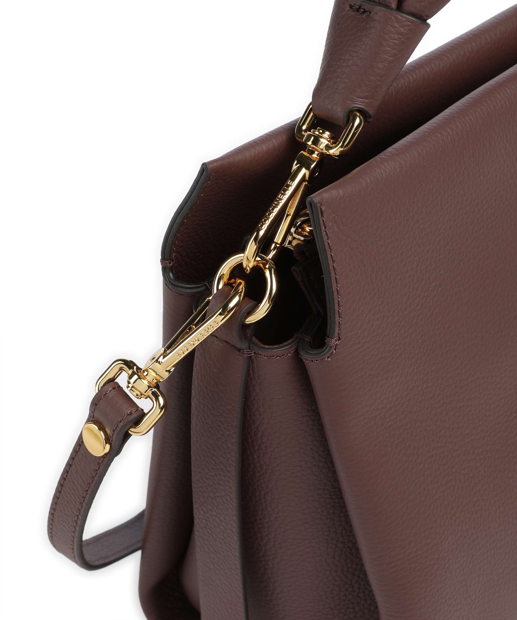Coccinelle Boheme Grana Double Hobo bag berry/winter rose