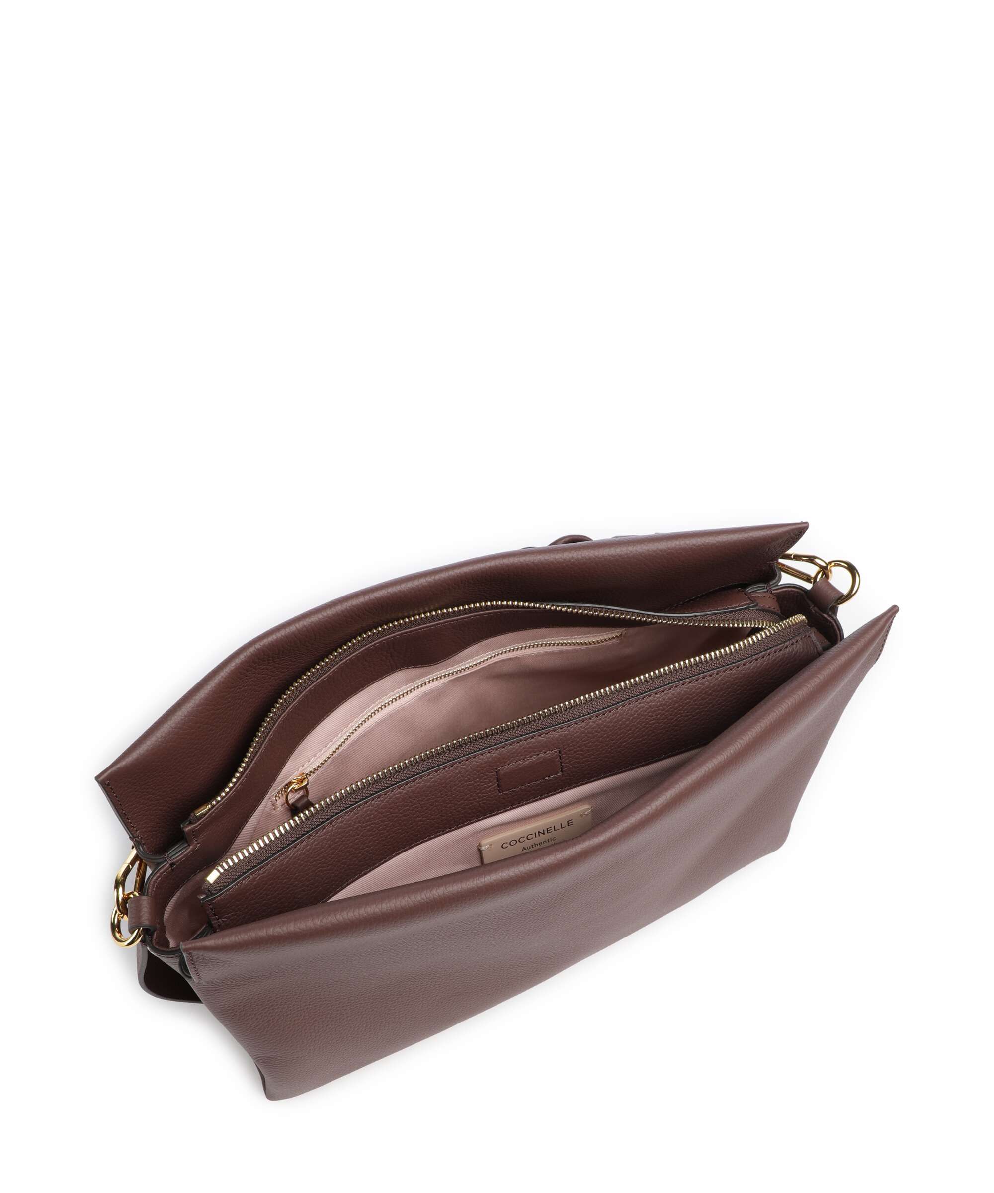 Coccinelle Boheme Grana Double Hobo bag berry/winter rose