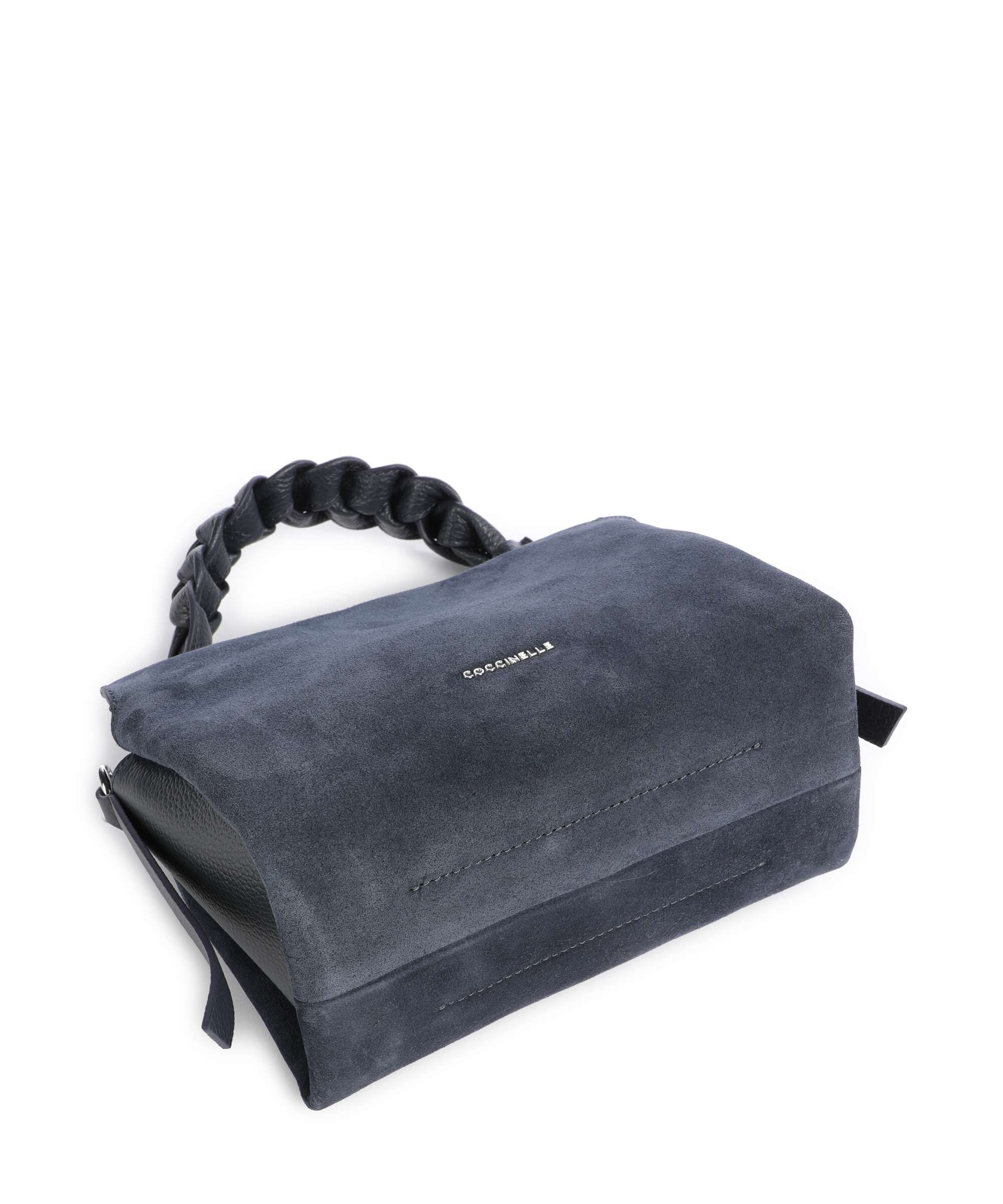 Coccinelle Boheme Suede Handbag midnight blue