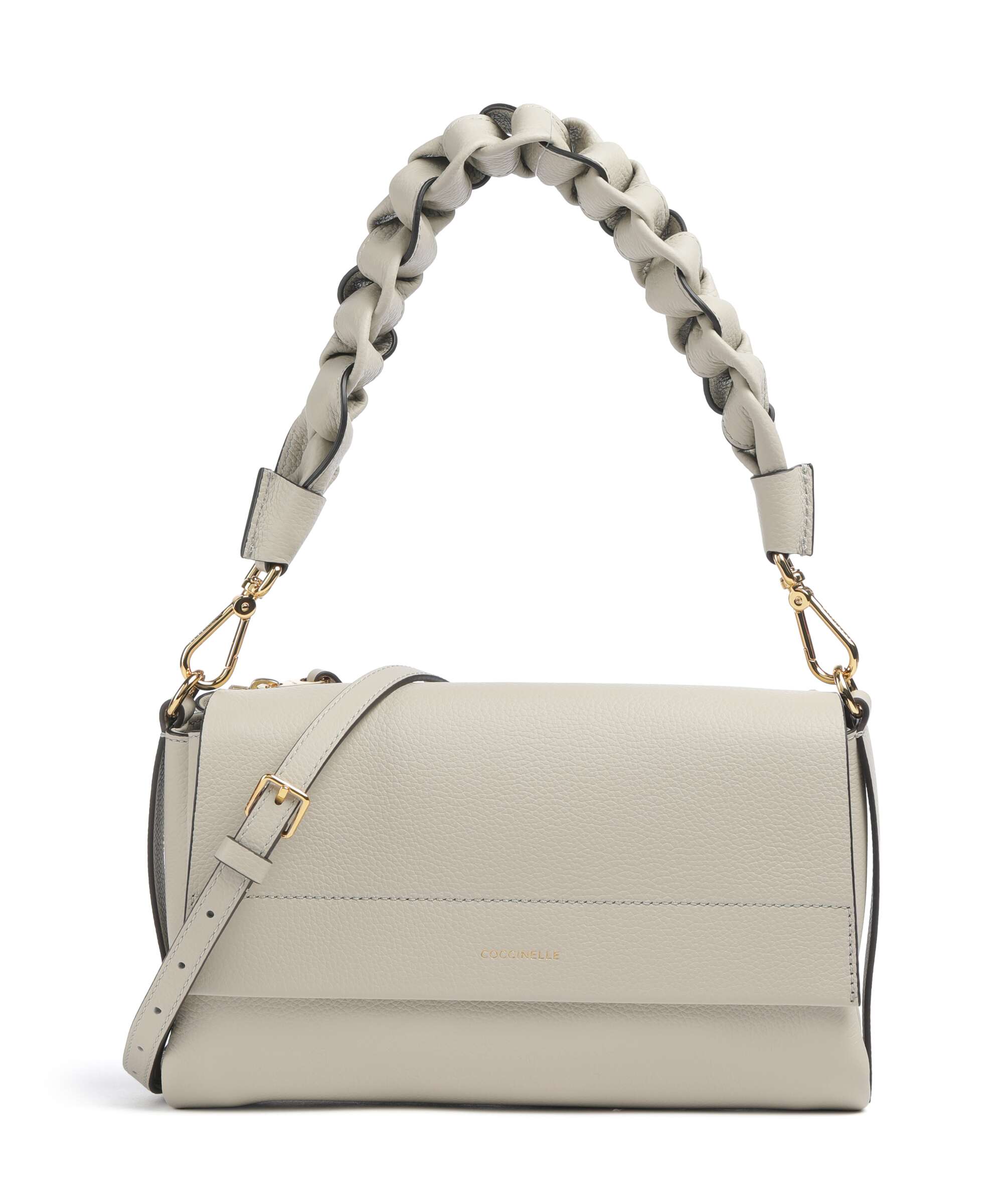 Coccinelle Boheme Grana Double Shoulder bag eucalipto/fango