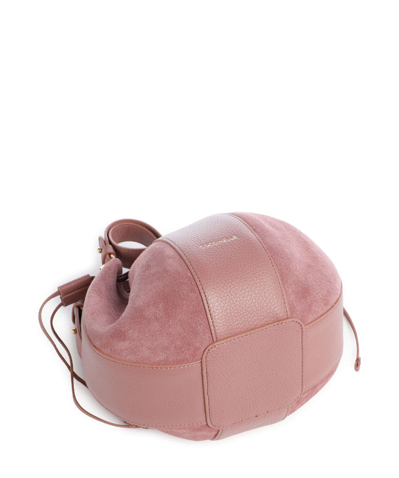Coccinelle Boom Bucket bag winter rose