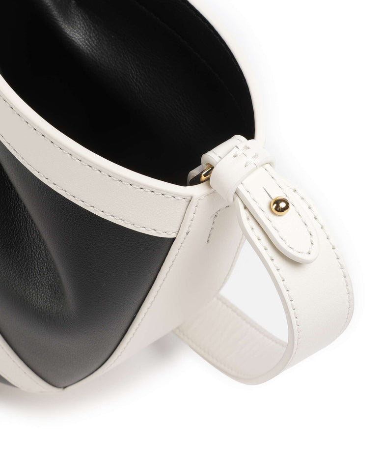 Coccinelle Shell Handbag pearl/noir