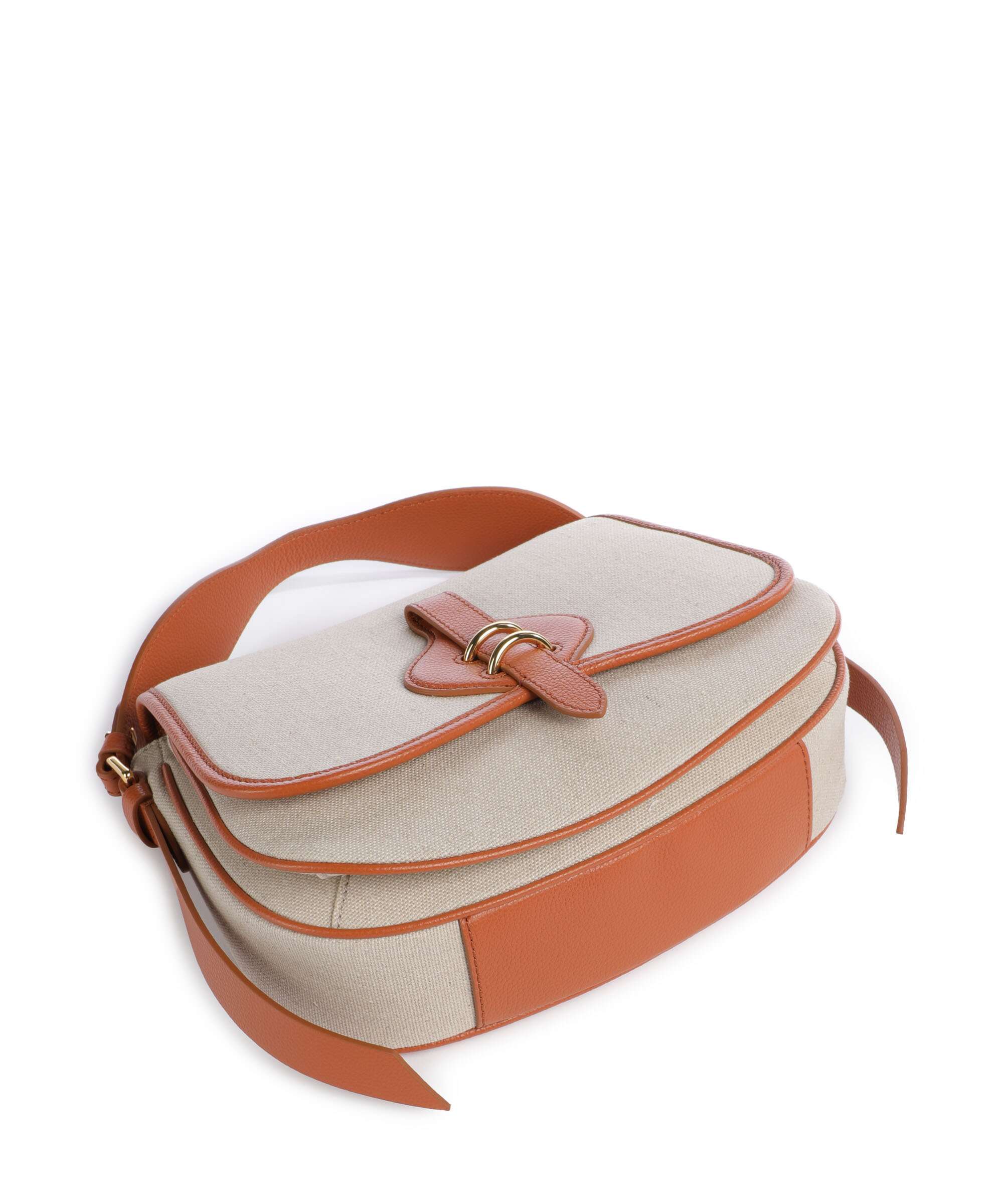 Coccinelle Mavery Canvas Handbag natural/crab