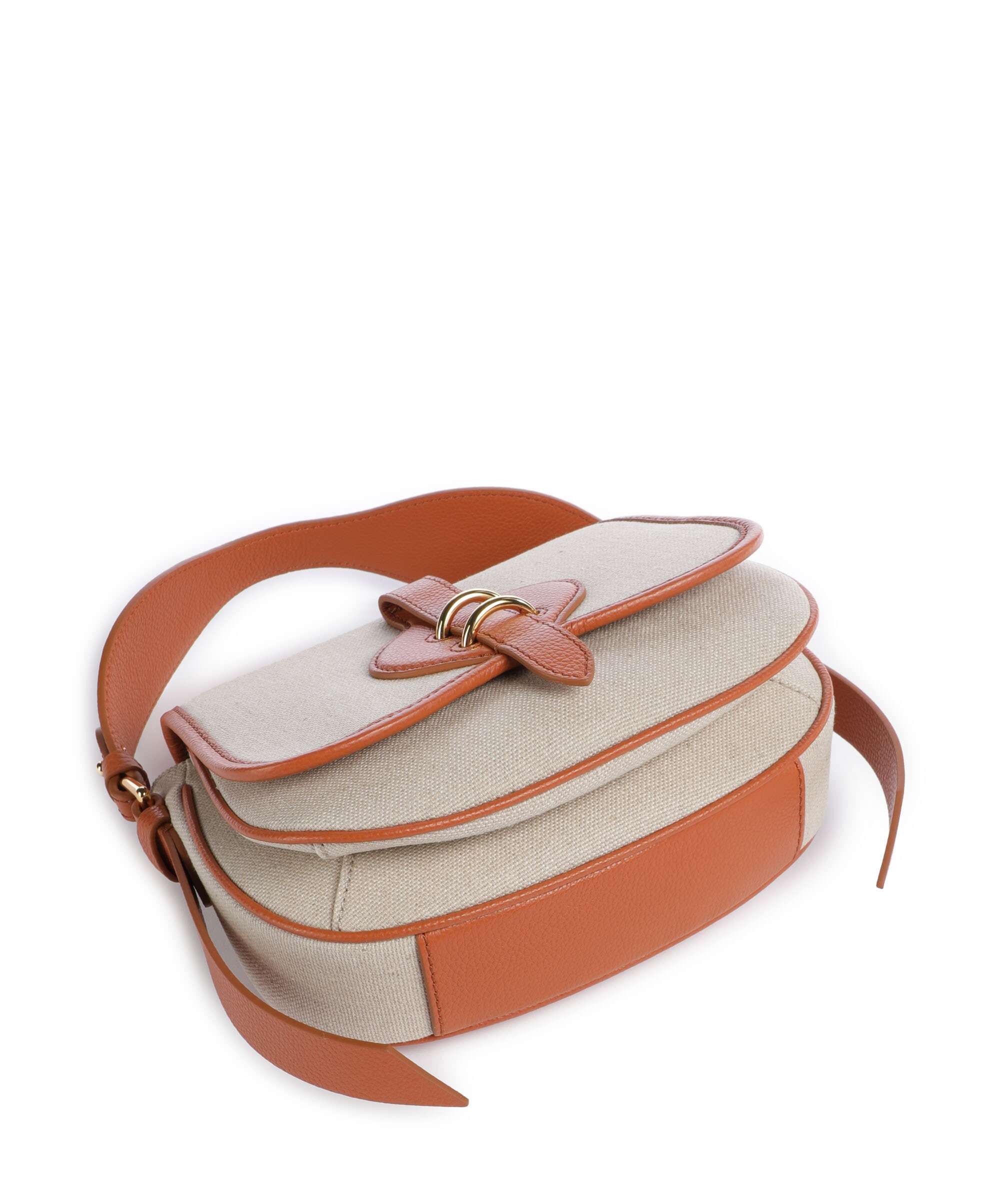 Coccinelle Mavery Canvas Handbag natural/crab