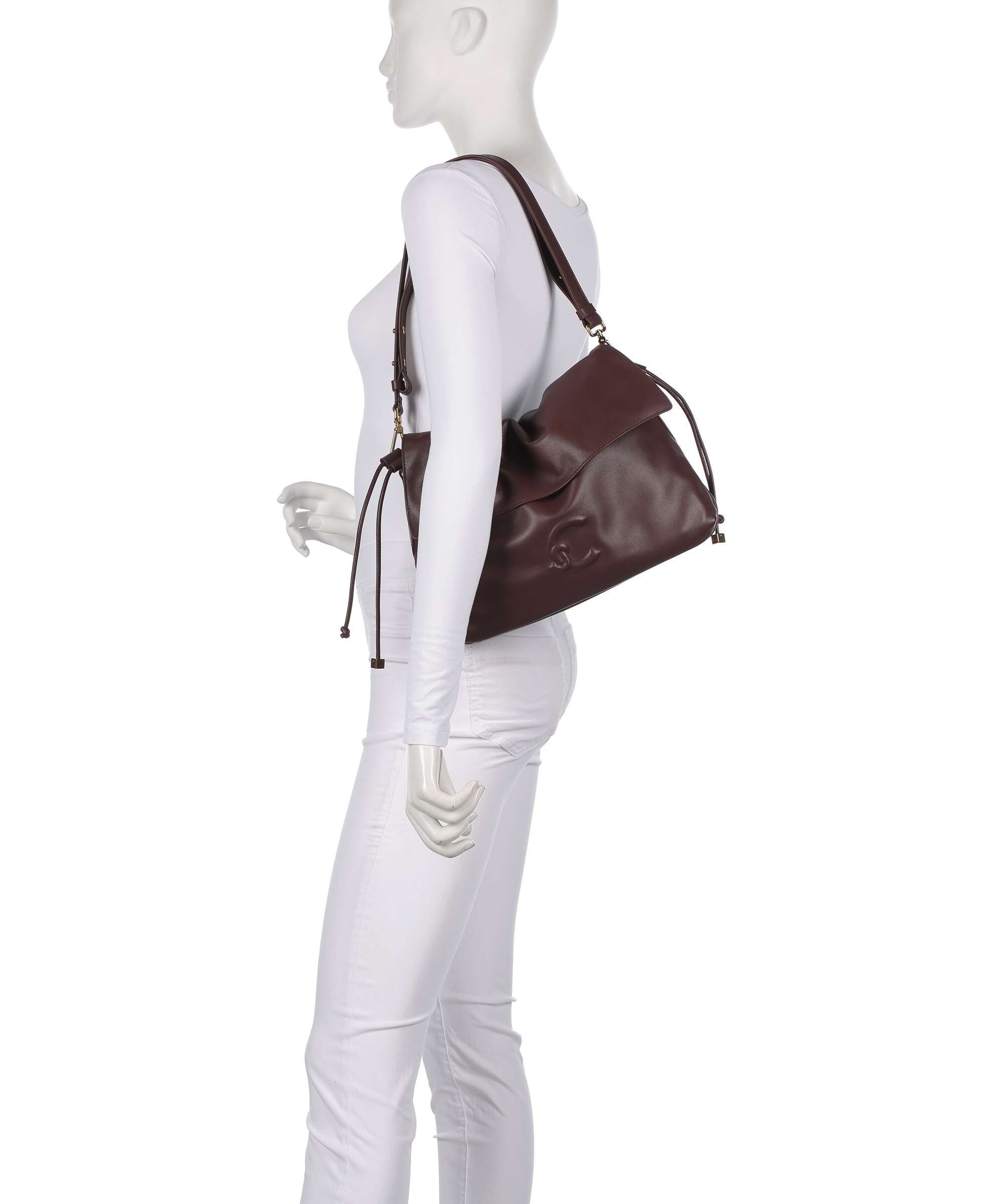 Coccinelle Lidia Hobo bag berry