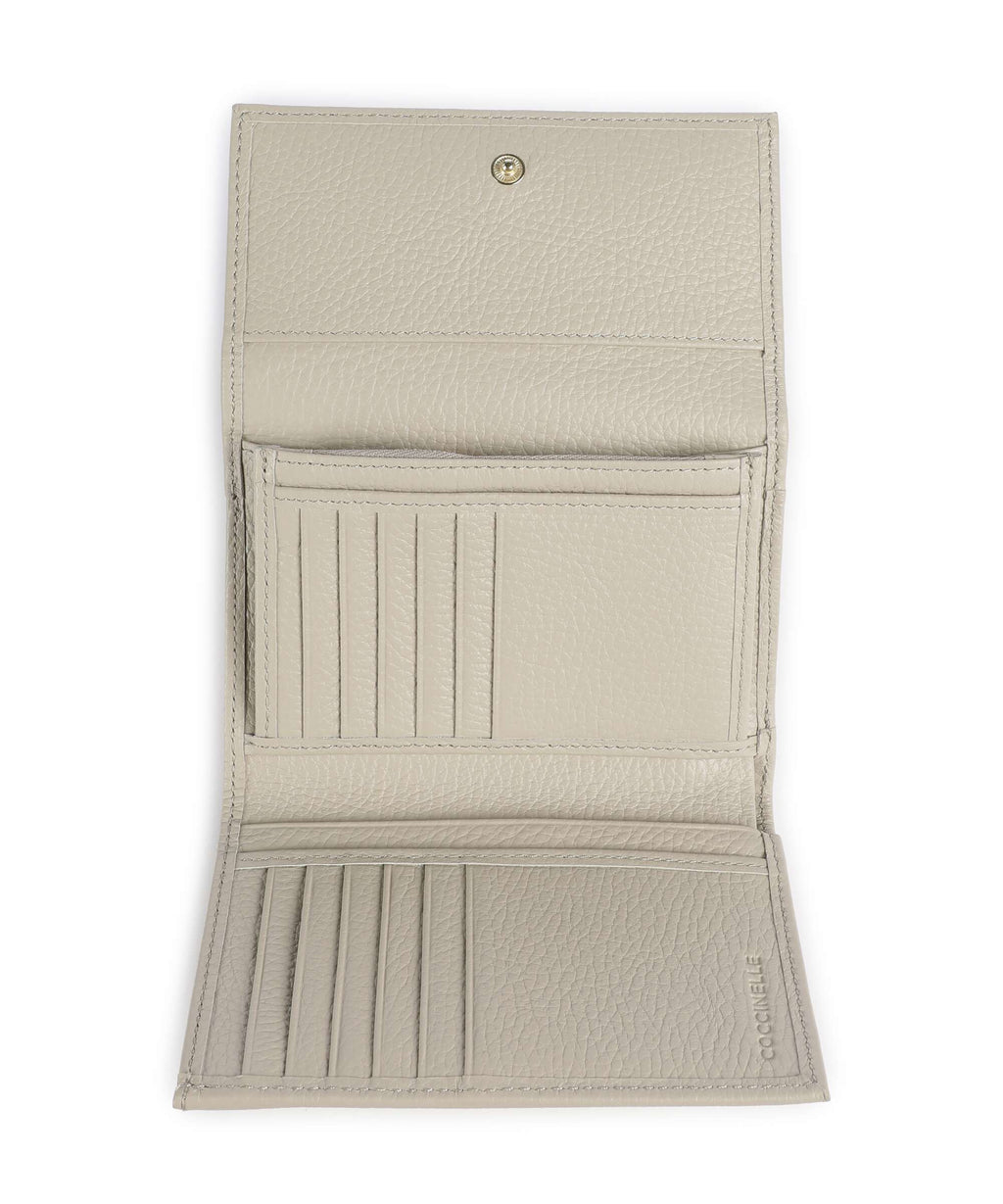 Coccinelle Metallic Soft Wallet eucalipto