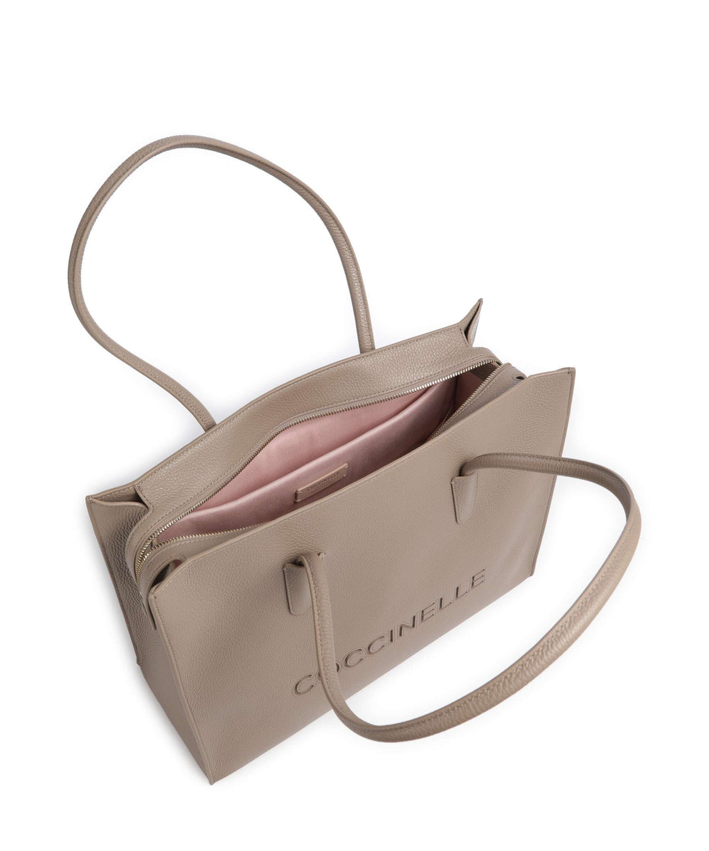 Coccinelle Myrtha Tote bag warm taupe