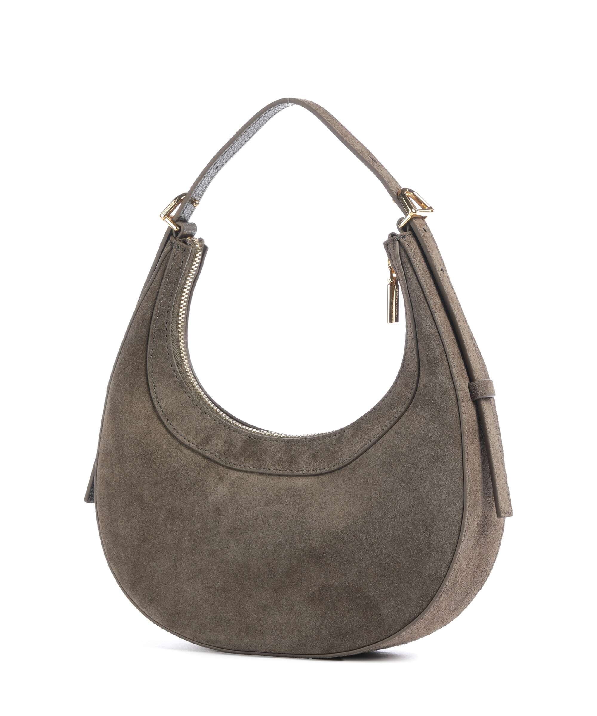 Coccinelle Whisper Suede Shoulder bag fango