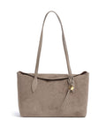 Coccinelle Thess Suede Tote bag warm taupe