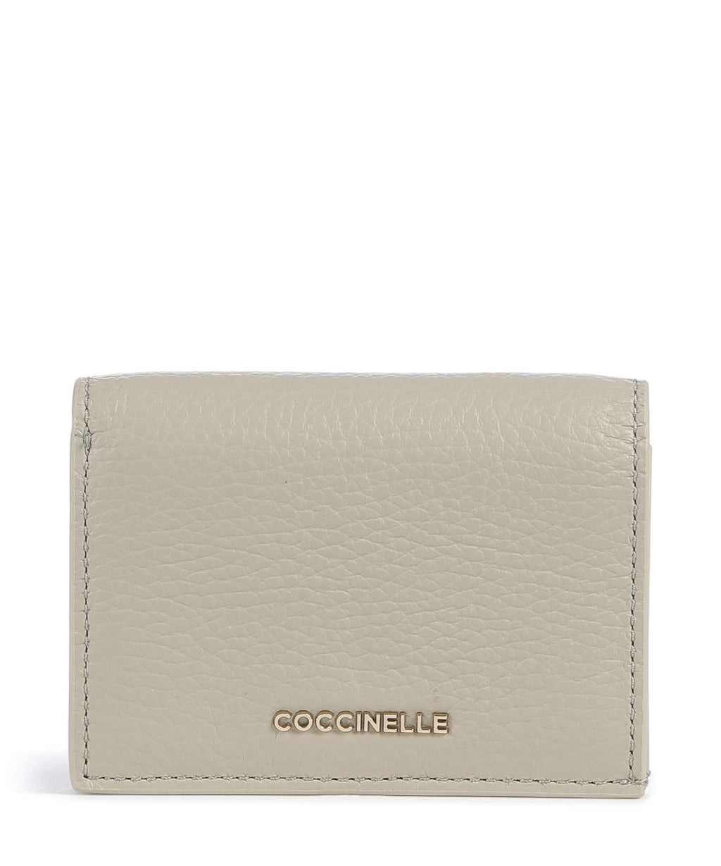 Coccinelle Metallic Soft Wallet eucalipto