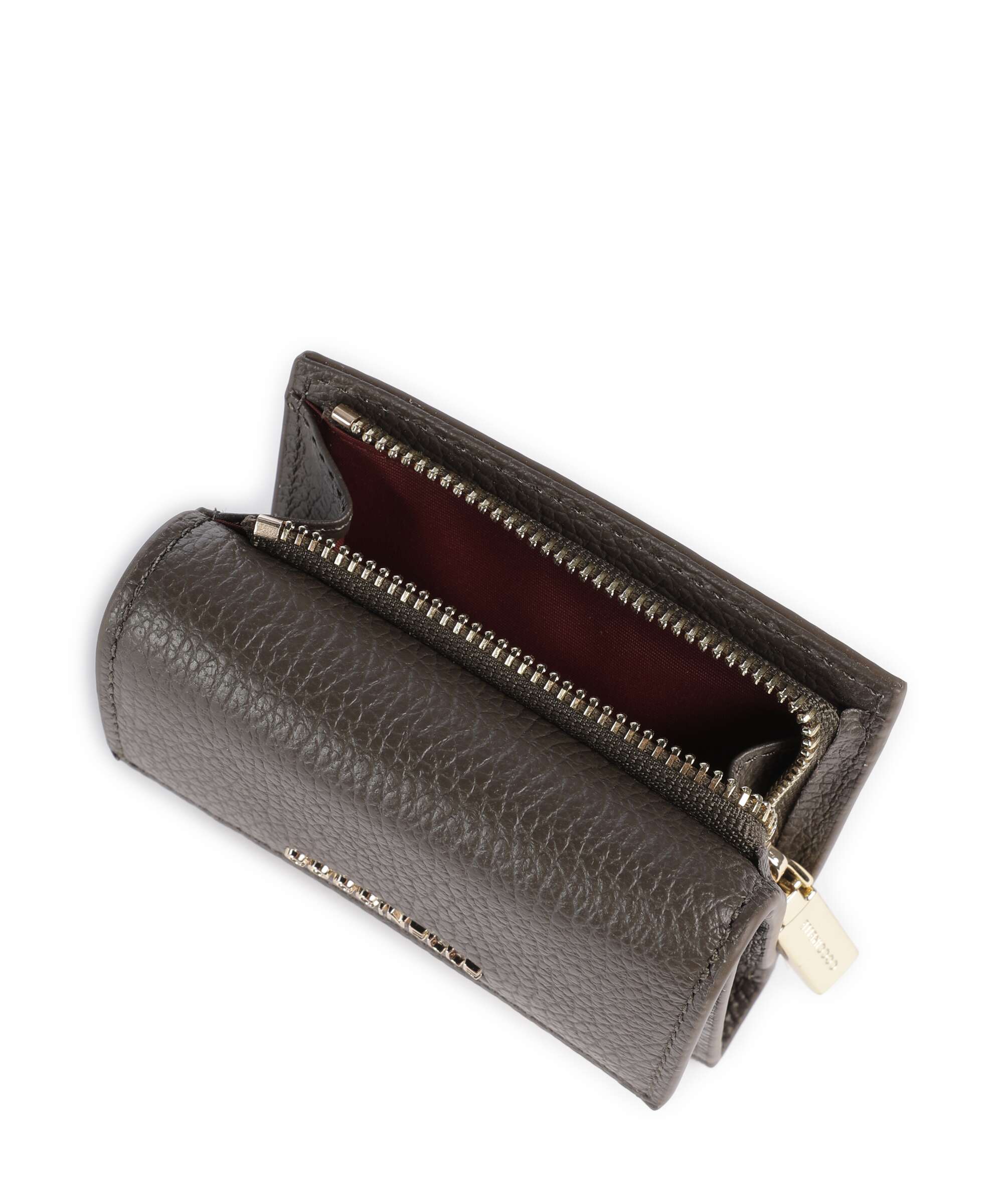 Coccinelle Metallic Soft Wallet fango