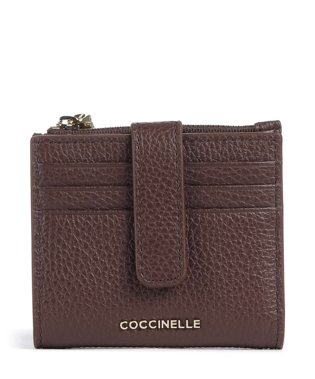 Coccinelle Metallic Soft Wallet berry