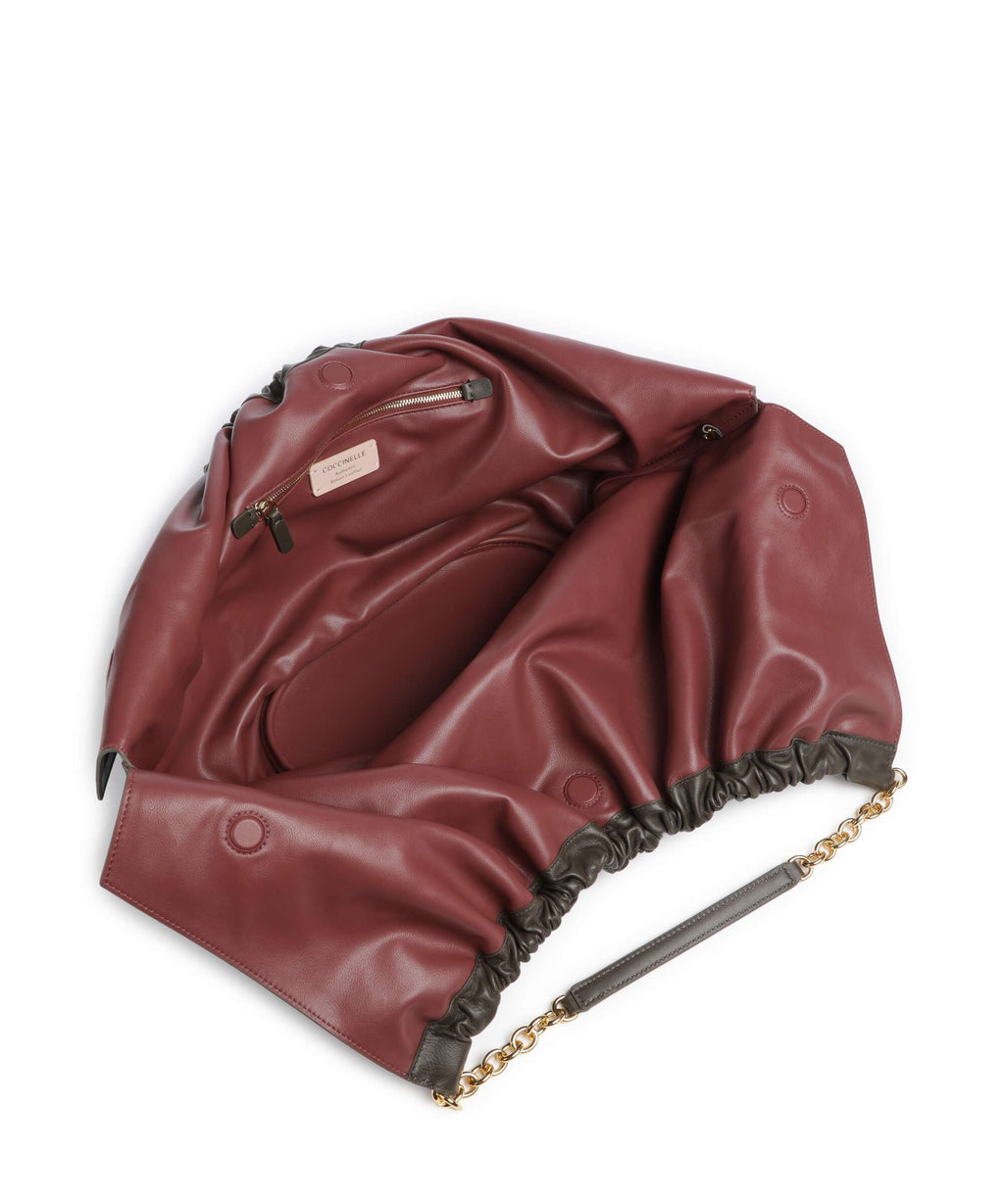 Coccinelle Smash Hobo bag fango