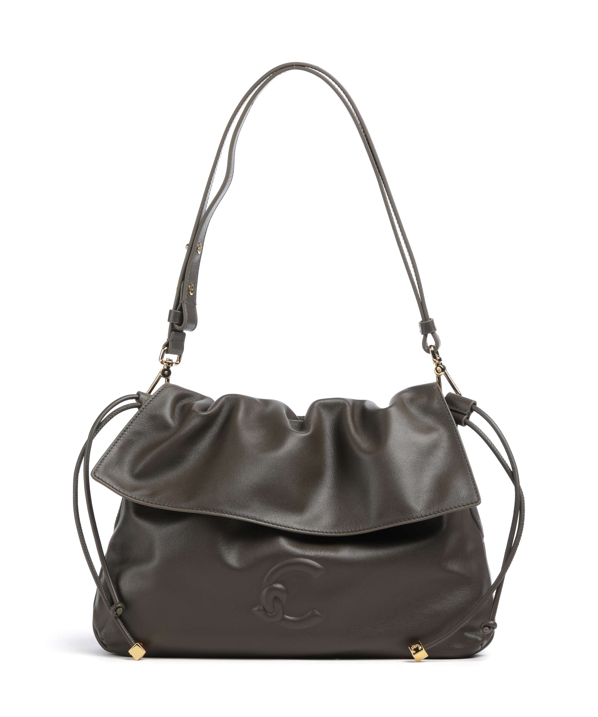 Coccinelle Lidia Hobo bag fango