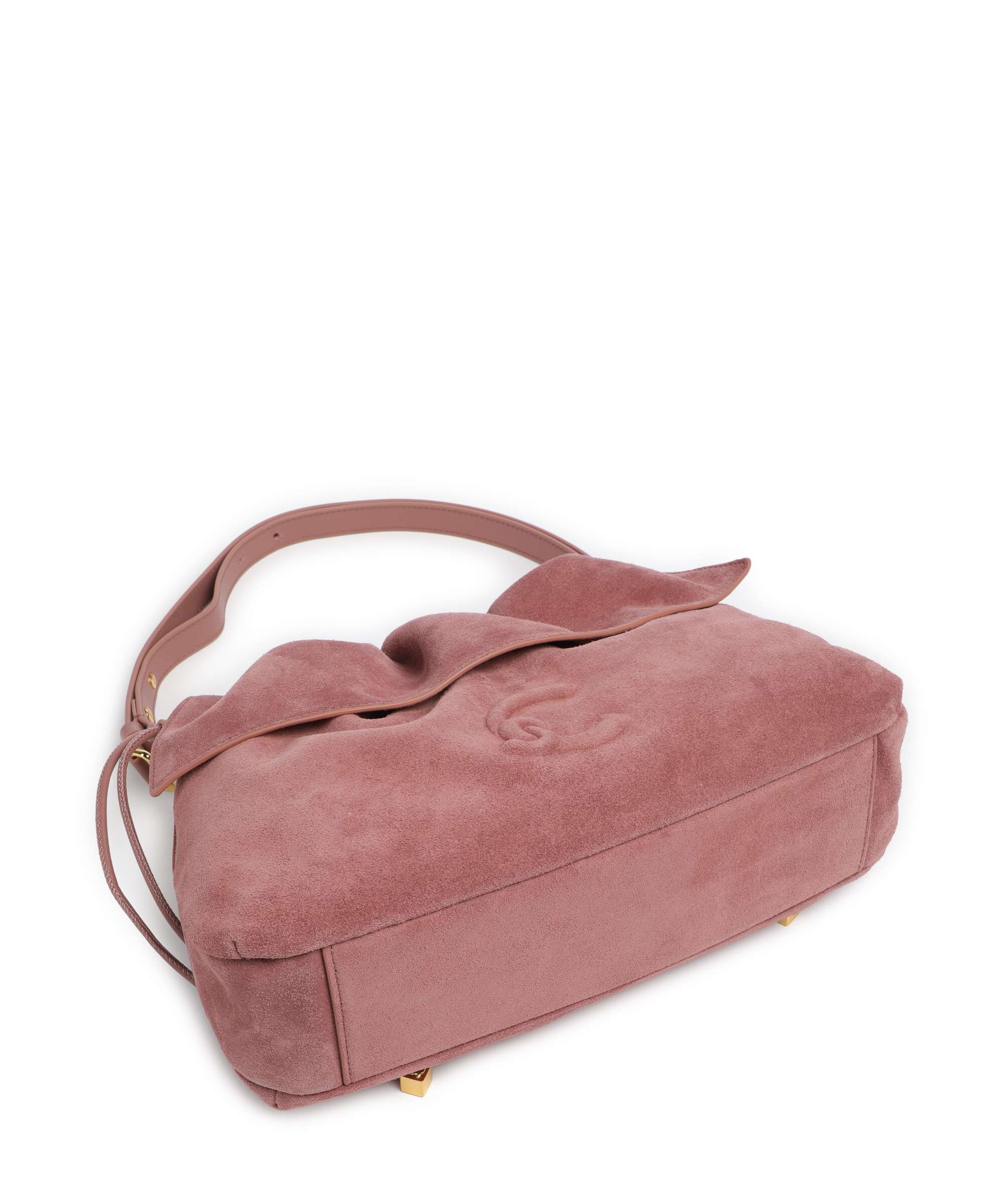 Coccinelle Lidia Suede Hobo bag winter rose