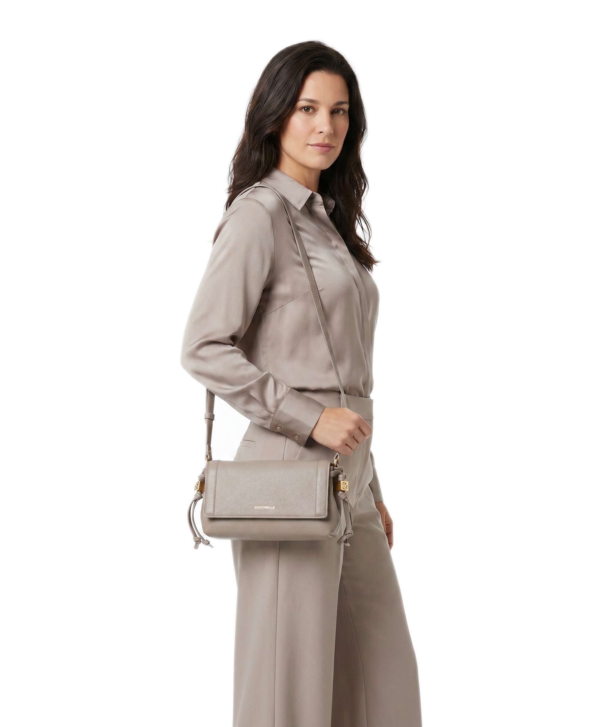 Coccinelle Thess Crossbody bag warm taupe