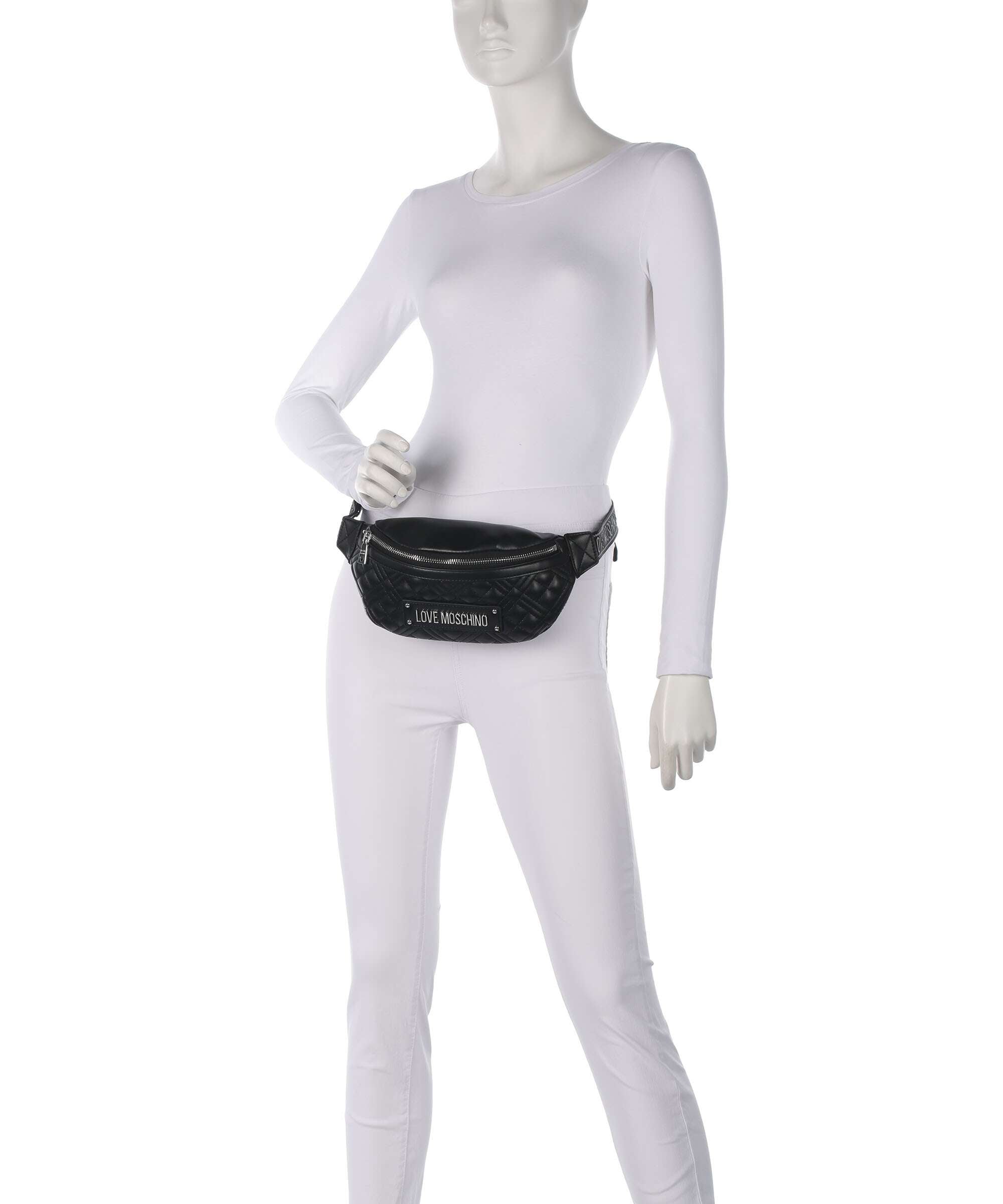Love Moschino Quilted Belt bag black